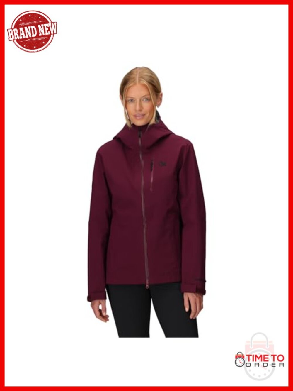 Women's Waterproof Insulated Shell Jacket Recycled Nylon